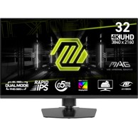 MSI Monitor MAG 322URDF E16 / 31.5", 3840 x 2160, Rapid IPS, 160 Hz, HDMI + DisplayPort + USB-C, crna